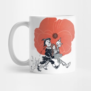 Scarecrow and Tin Woodman carry Dorothy Mug